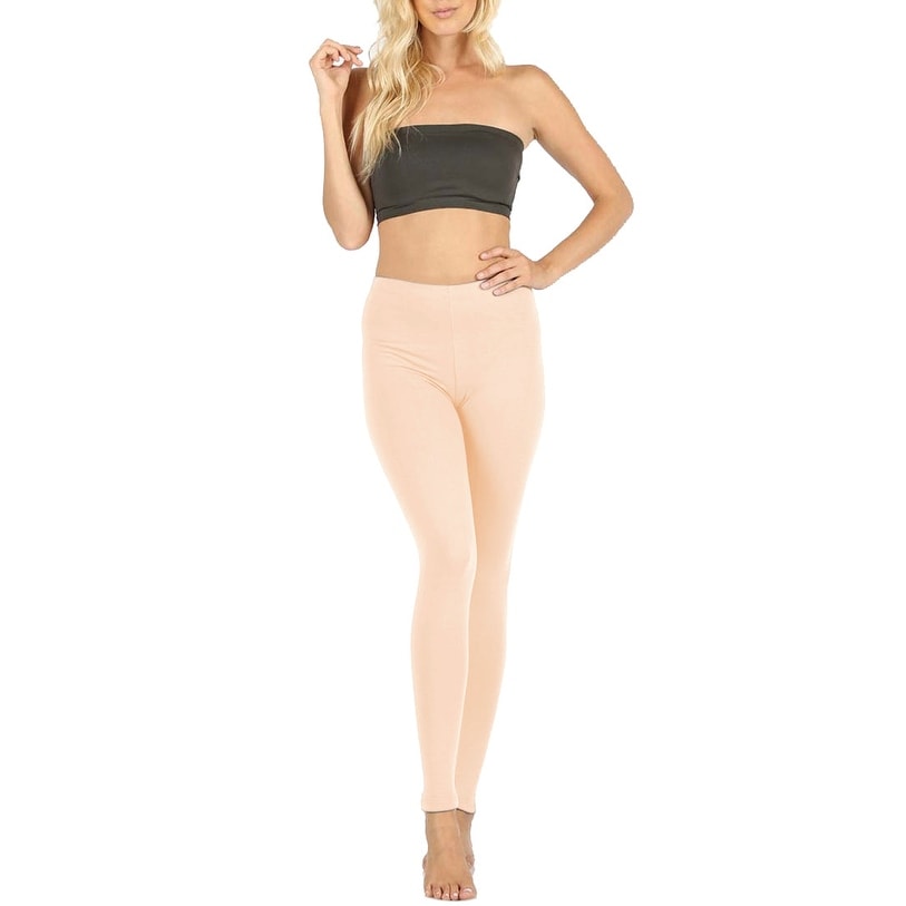 Women's Full-Length Cotton Ankle Leggings | Comfortable & Stretchy