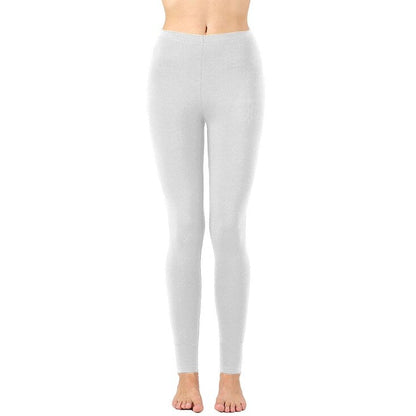 Women's Full-Length Cotton Ankle Leggings | Comfortable & Stretchy