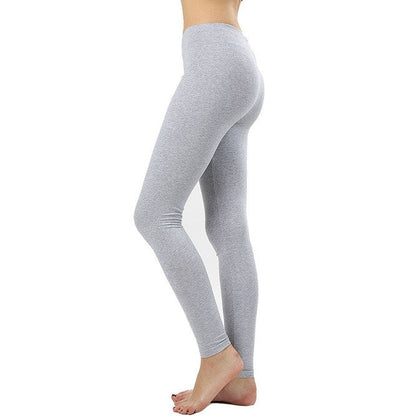 Women's Full-Length Cotton Ankle Leggings | Comfortable & Stretchy