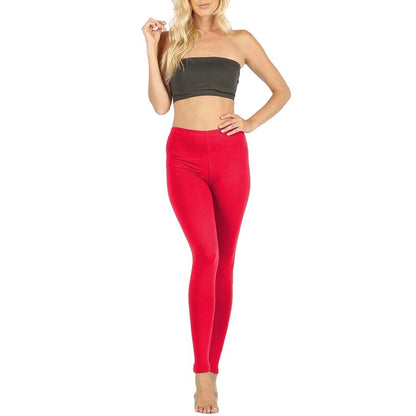 Women's Full-Length Cotton Ankle Leggings | Comfortable & Stretchy