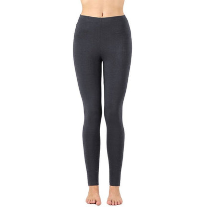 Women's Full-Length Cotton Ankle Leggings | Comfortable & Stretchy