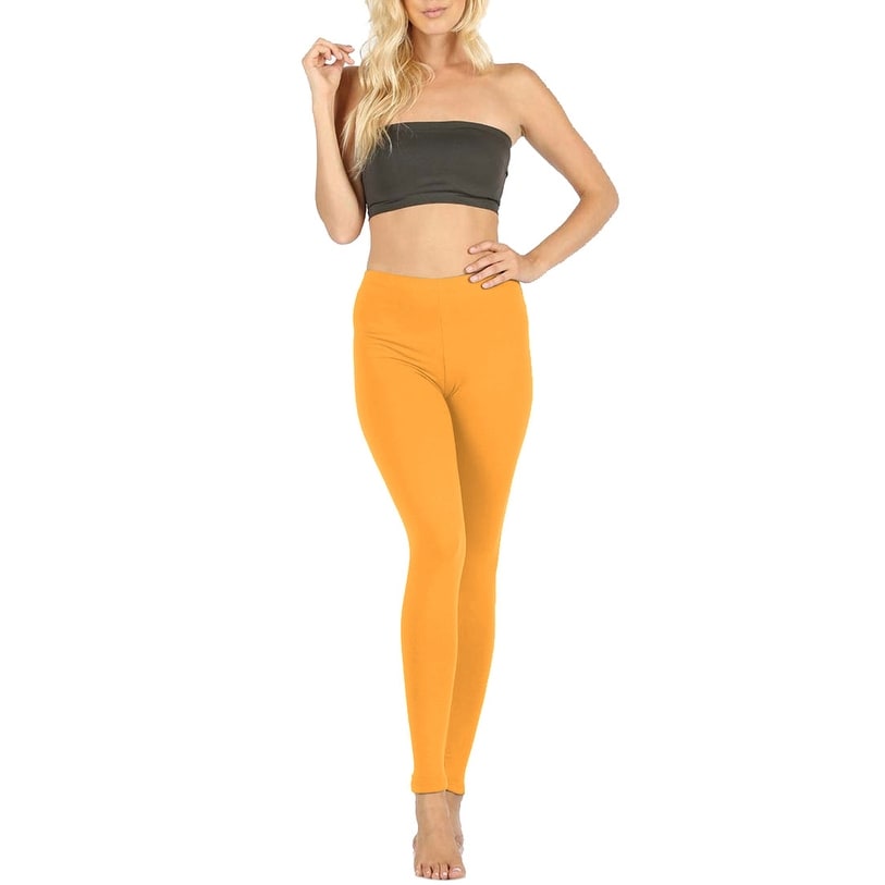 Women's Full-Length Cotton Ankle Leggings | Comfortable & Stretchy