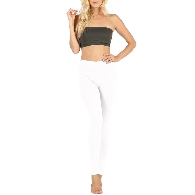 Women's Full-Length Cotton Ankle Leggings | Comfortable & Stretchy