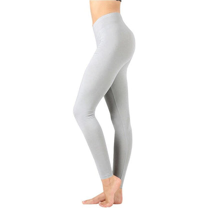 Women's Full-Length Cotton Ankle Leggings | Comfortable & Stretchy